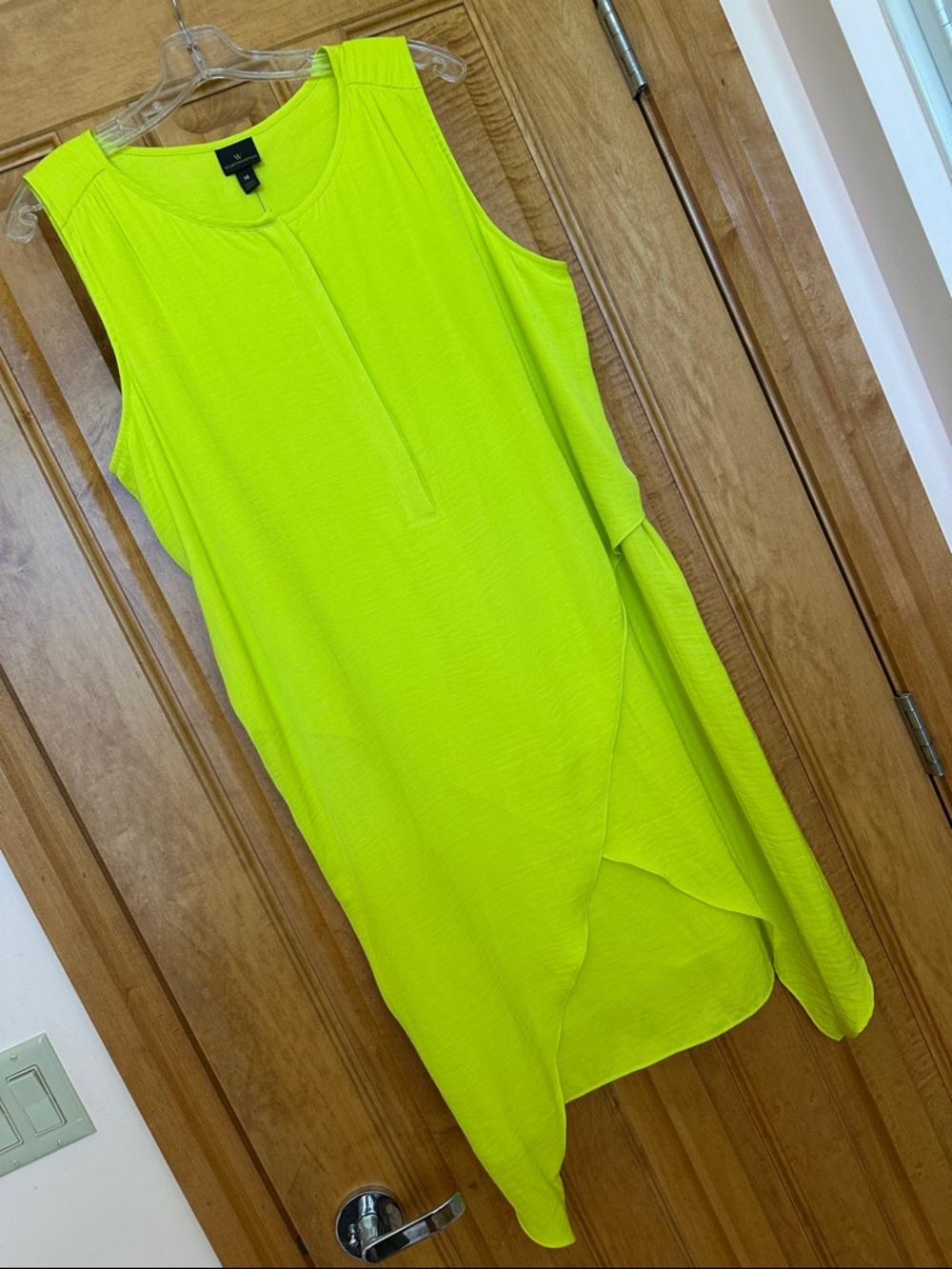 Worthington Sulphur Springs Neon Lime Shell Dress